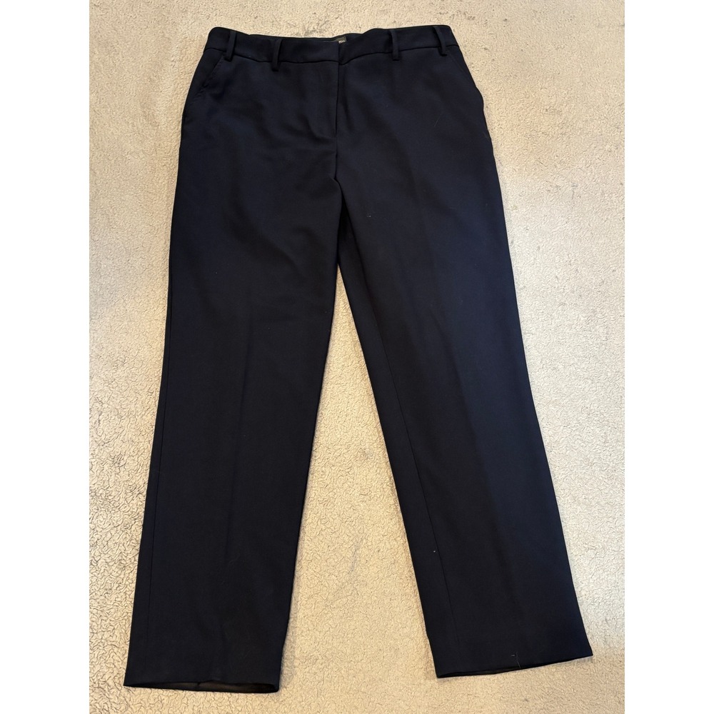 Adrianna Papell Navy Blue Straight Leg Dress Pants Womens Size 6 Professional